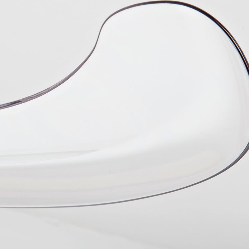 Ventilador de colgante geométrico de macarrón Lámpara acrílica de acrílico Lámpara de semi rascilla de dormitorio