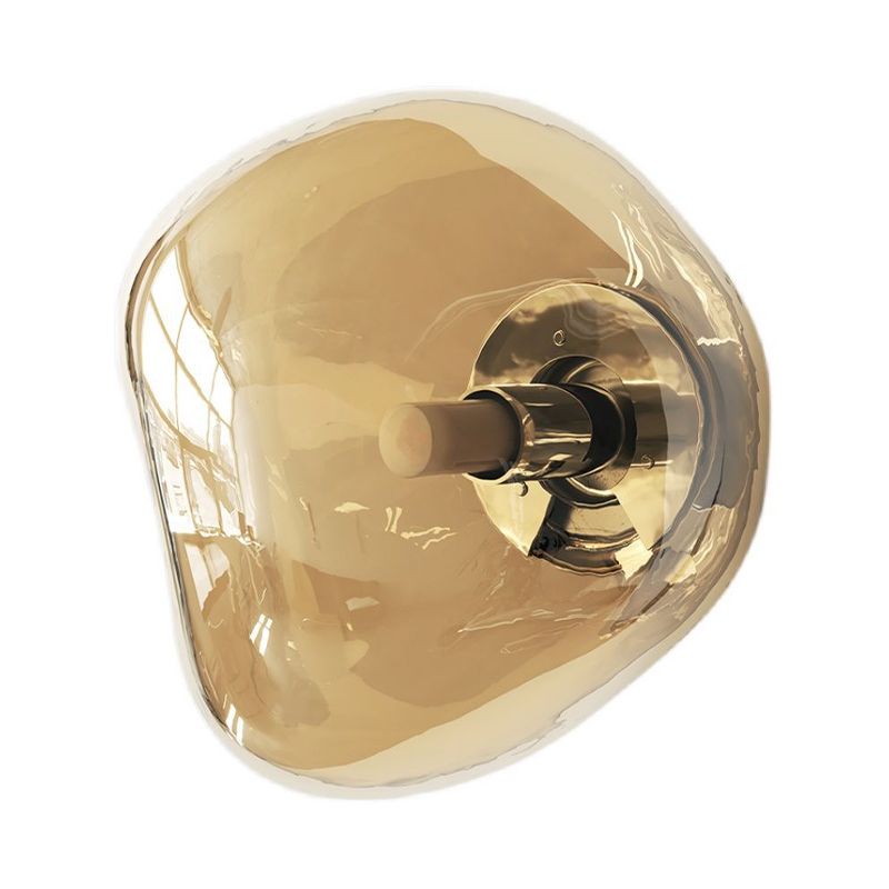 Nordic Style Wall Light Geometry Shape Wall Lamp with Glass Shade for Living Room