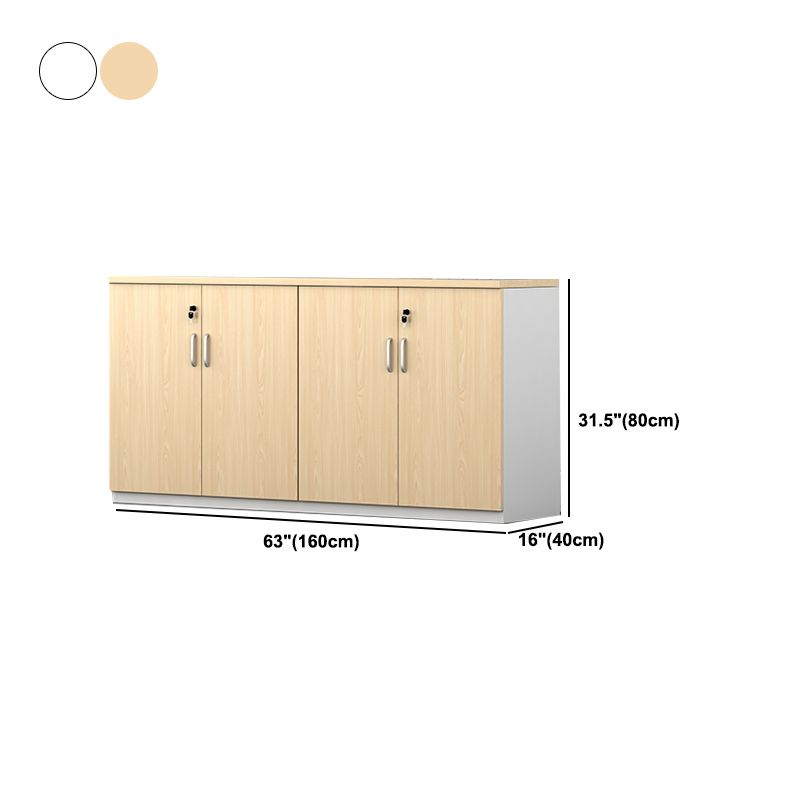 Wood Filing Cabinet Contemporary Cabinet with Storage for Home or Office