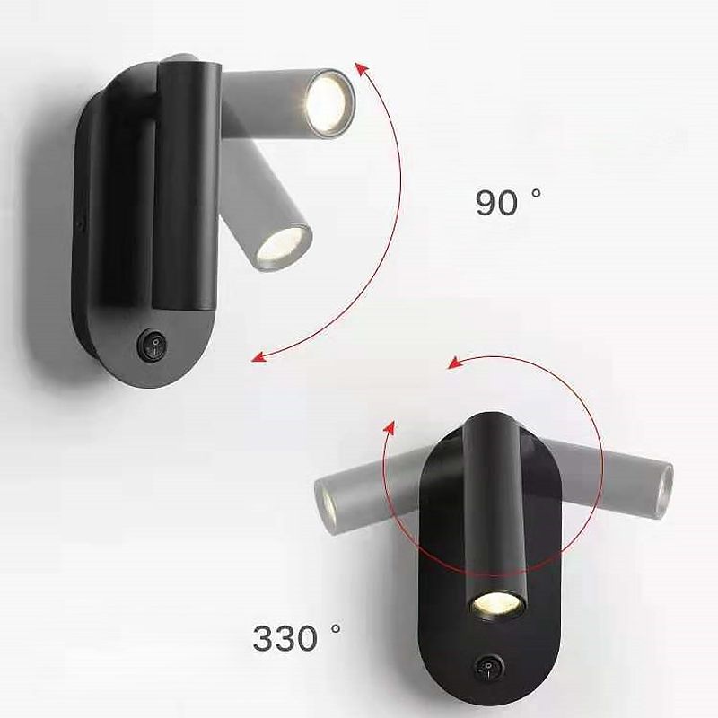 Luce moderna di applique a parete accanto alla luce della camera da letto per la camera da letto