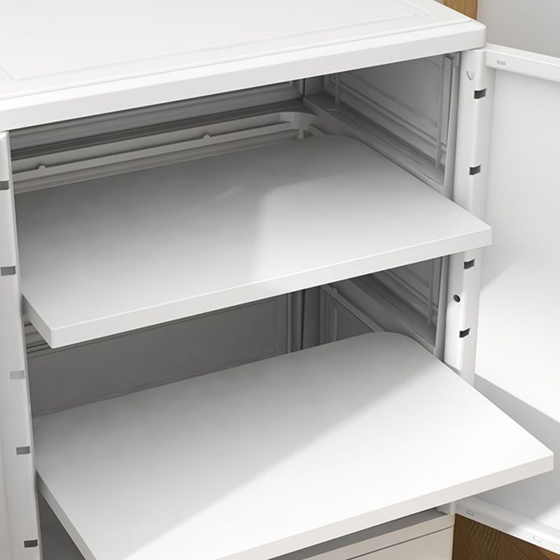 Modern Chest Scandinavian Nursery Dresser Plastic Kids Nightstand , 14.04 Inch Width