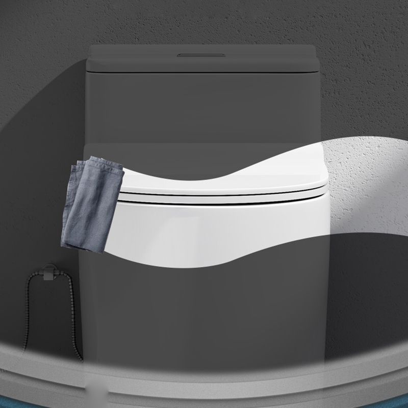 Traditional Ceramic Flush Toilet Slow Close Seat Included Urine Toilet for Bathroom