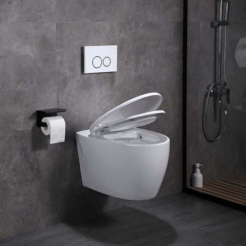 Modern Wall Hung Toilet Bowl One-Piece Urine Toilet with Seat for Washroom