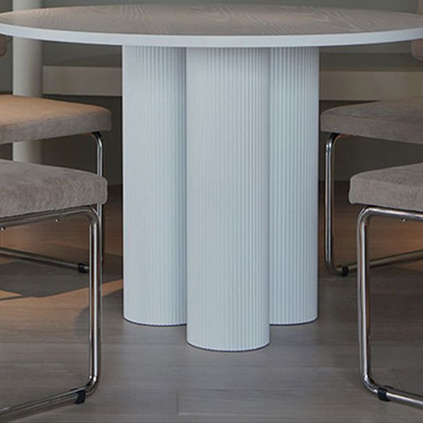 Living Room Contemporary Dining Table Round Dining Table with Pedestal Base