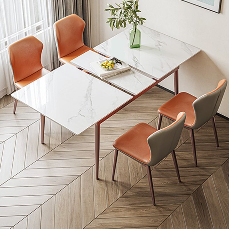 Simplicity Sintered Stone Kitchen Table Home Extendable Dining Desk