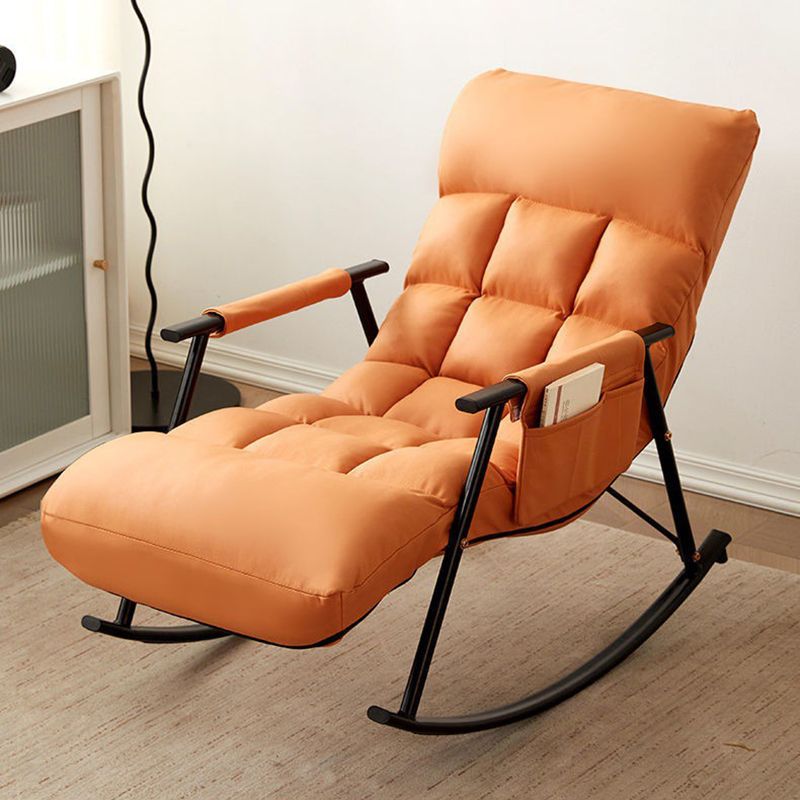 Upholstered Rocker Chair Contemporary Rocking Chair with Removable Cushions