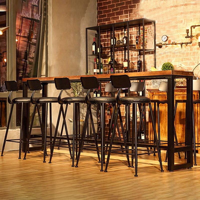 Industrial Rectangle Bar Table Set 1/6/9 Pieces Wood Counter Table