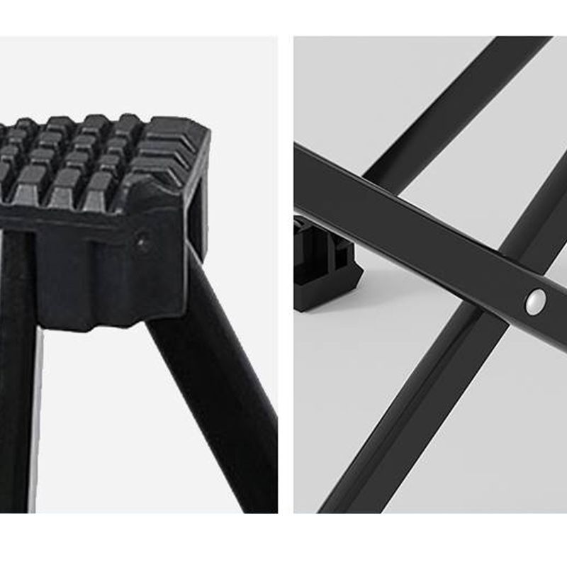 Industrial Style Patio Table Outdoor Rectangular Metal Camping Table