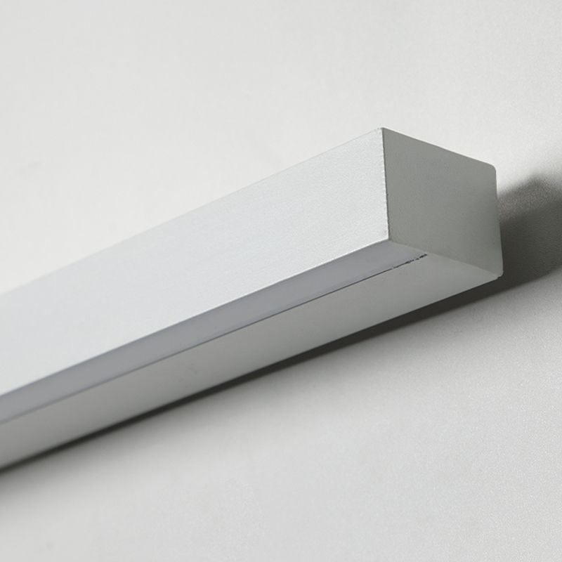 Luz de pared de metal de forma lineal Estilo moderno de 1 luces Luz de pared de 1 luces