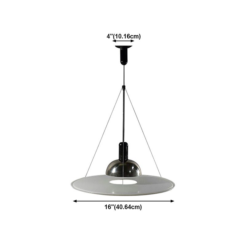 Style moderne 1 Light Pendant Light Metal Hanging Light for Dinning Room