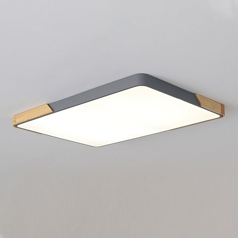 Geometrie Vorm LED-plafondlamp Modern Macaroon Acryl 1-lichts Inbouw voor slaapkamer
