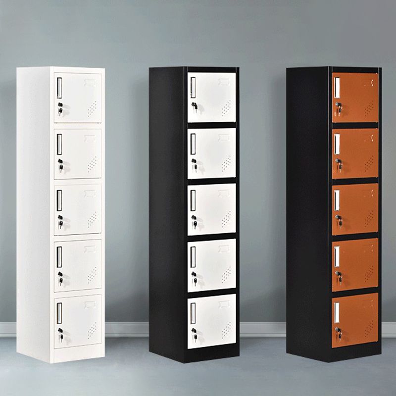 Metal Hinged Door Storage Cabinet Contemporary Cabinet for Bathroom