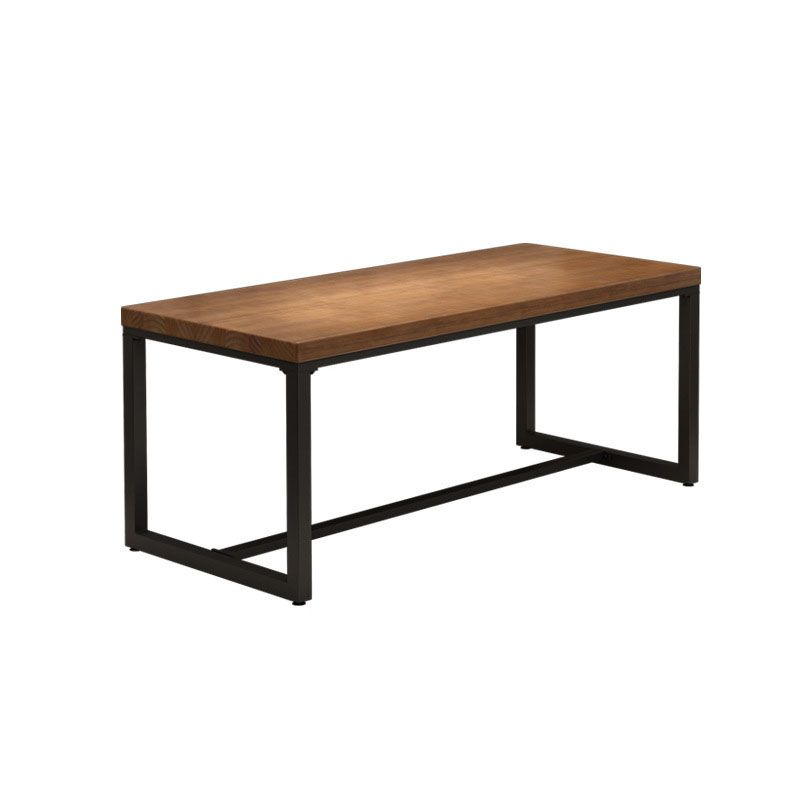 Industrial Pine Wood Top Dining Table Set 1/2/5 Pieces Dinette Set for Kitchen