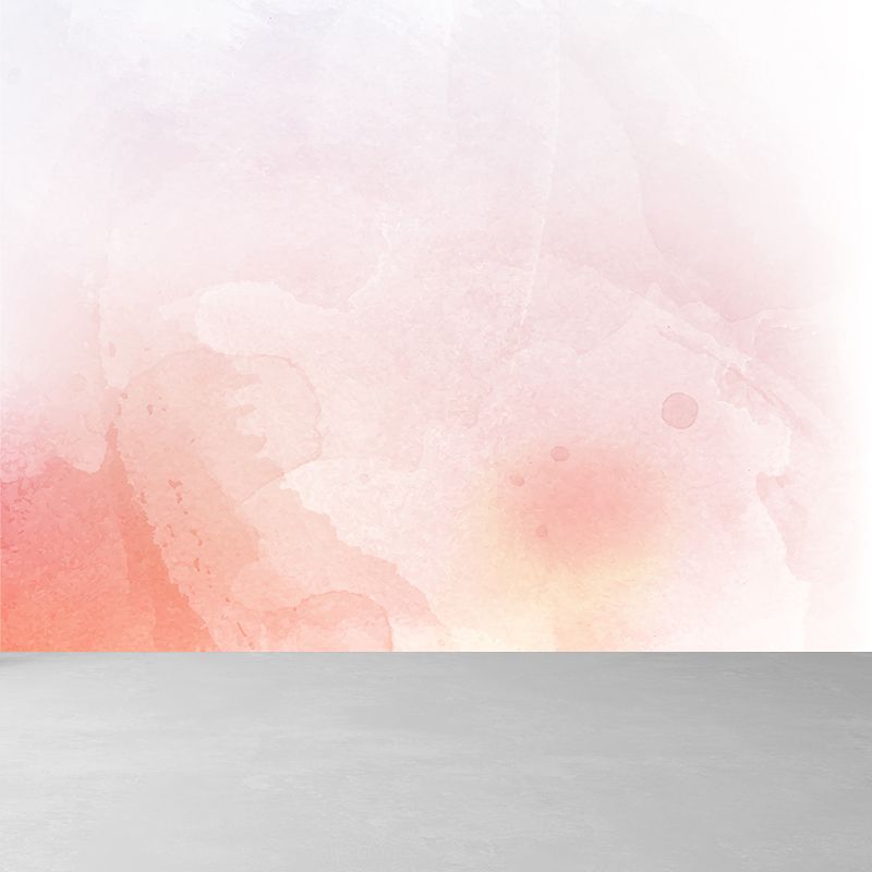 Contemporary Tie Dye Mural Decal Light Color Waterproofing Wall Covering for Bedroom