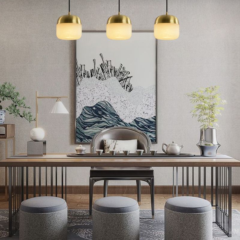 Techo de lámpara LED de mármol contemporánea para el comedor de la sala de estar