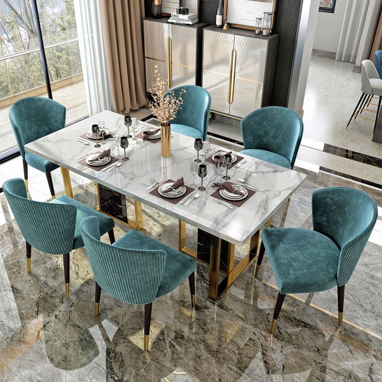 Silla de comedor tapizada con acabado mate moderno del lado del Wingback del hotel