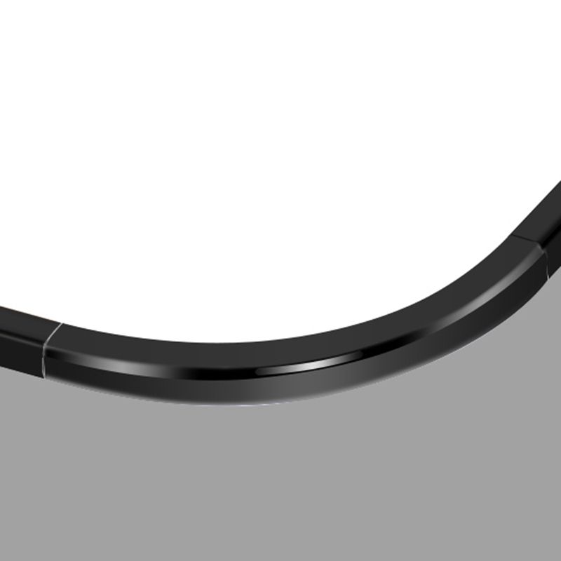 Lámparas de techo empotradas geométricas de aluminio, luz empotrada LED de 1 luz de estilo moderno