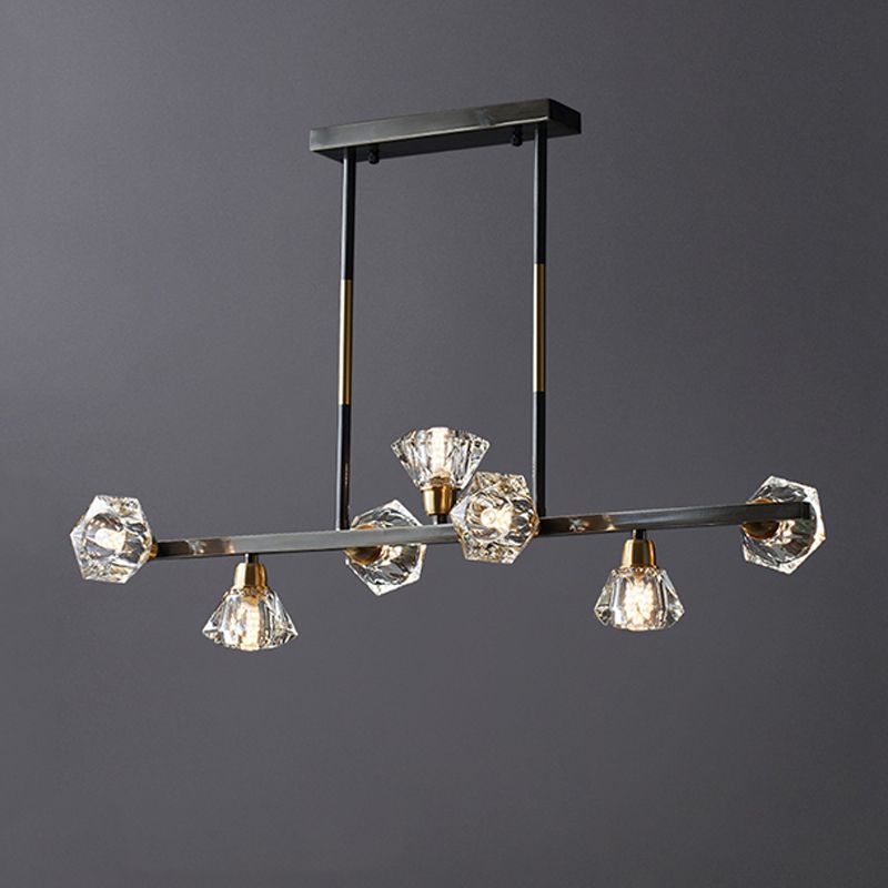 Modern Style Island Light Crystal Hanging Light for Dining Room