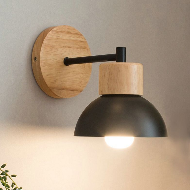 Binnen 1-bulb Down Light Wall Sconce Lighting, Simple SCONCE LIMMUTE MET HOUDEN TOP