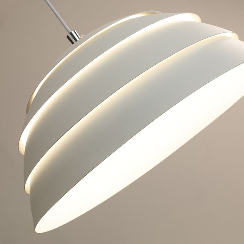 1 Light Bowl Shade Hanging Light Fixture Living Room Bedroom Modern Simple Pendant Light