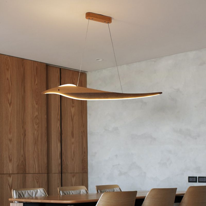 Wooden Hanging Island Lights Modern White Shade Island Lighting Ideas for Kitchen