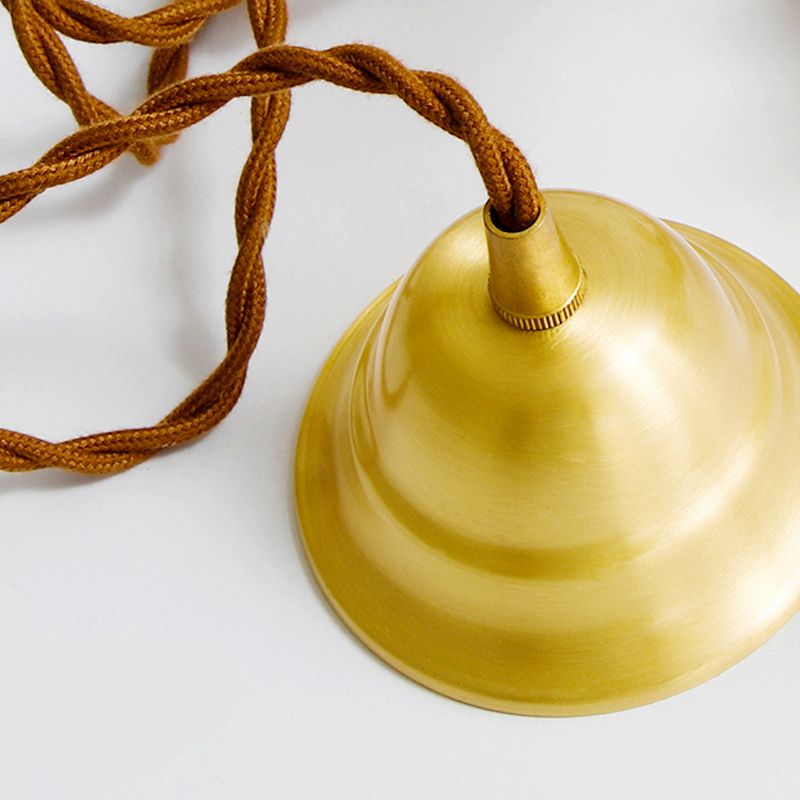 Kit de lumière en verre transparent léger en verre transparent à 1 lumière pour salle à manger