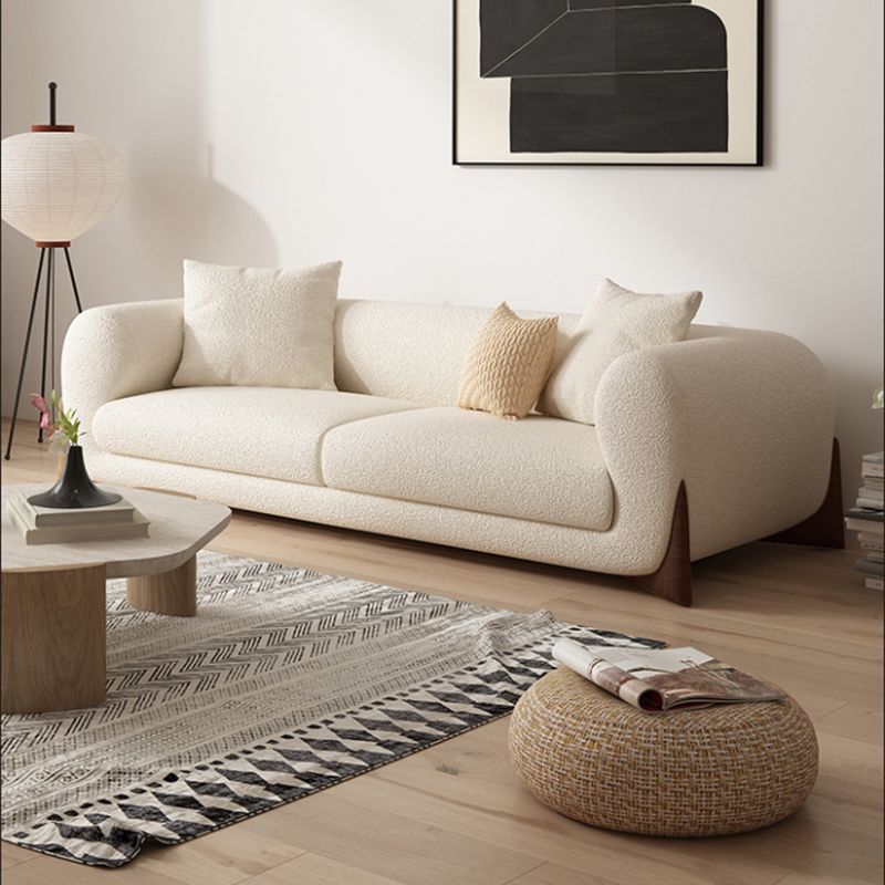 Modern Style Living Room Tuxedo Arm Loveseat Tight Back Seating