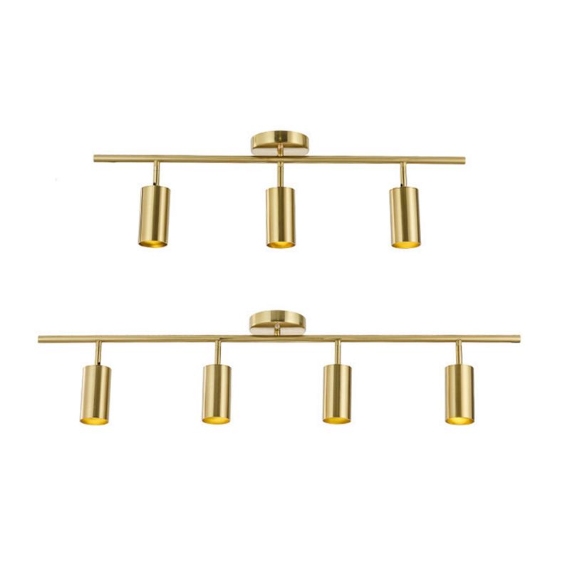 Nordic LED Track Lighting Surface Mounted Metal Spotlight for Living Room Dining Room Home and Clothing Store Commercial Shop