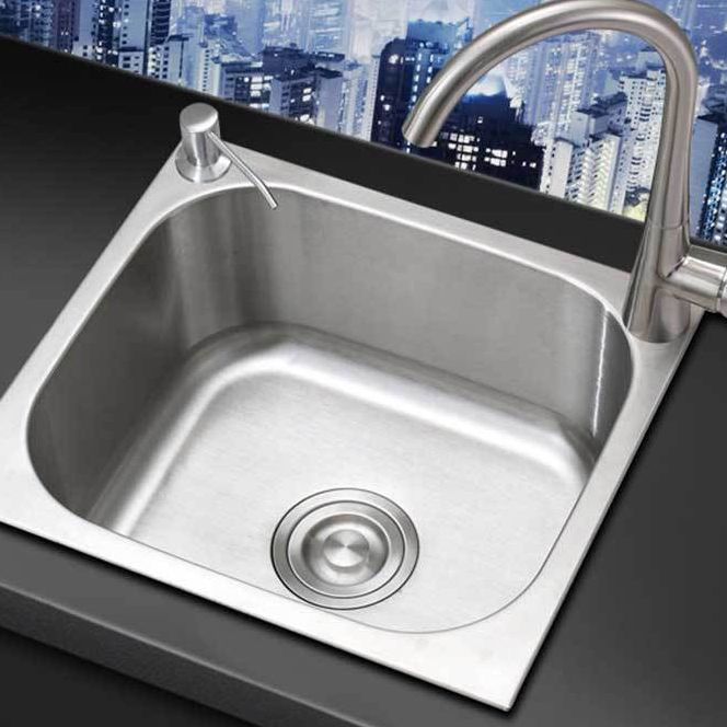 Modern Style Kitchen Sink Stainless Steel Dirt Resistant Kitchen Sink(Not Included Faucet)