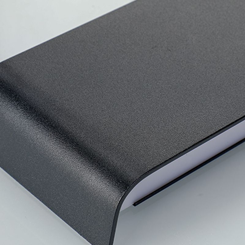 Luz de pared LED recta de la pared moderna de 2 luces con aluminio para dormitorio