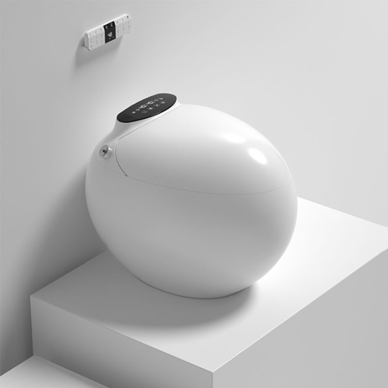 Contemporary Floor Mount Toilet Bowl Heated Seat Included Urine Toilet for Washroom