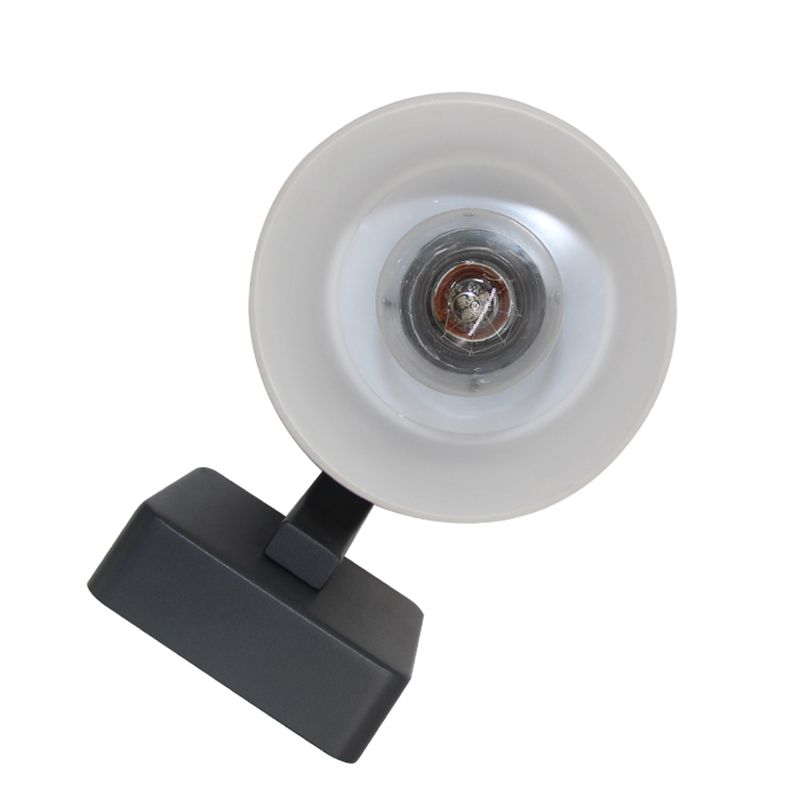 Zylinderwandhalterung 1-Licht Vintage Schwarzer Wandbeleuchtung für Schlafzimmer