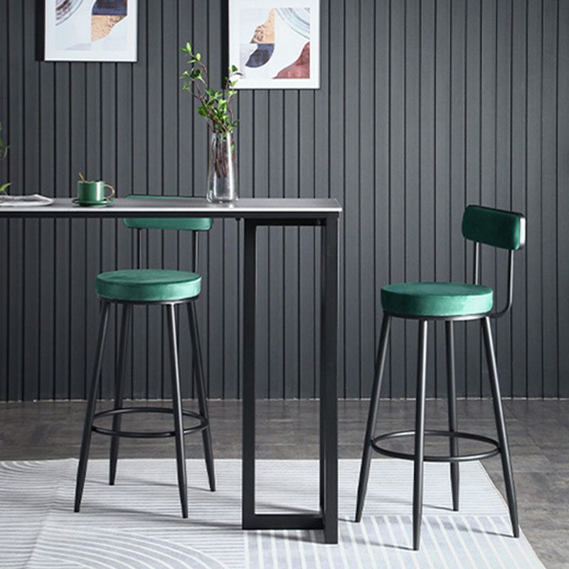 Industrial Bar Height Table Stone Top Bistro Table for Patio Use