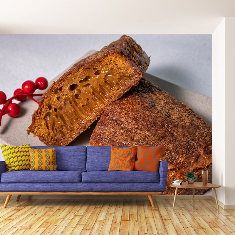Dessert Mural Wallpaper Simple Commerce Shop Decoration, Waterproofing