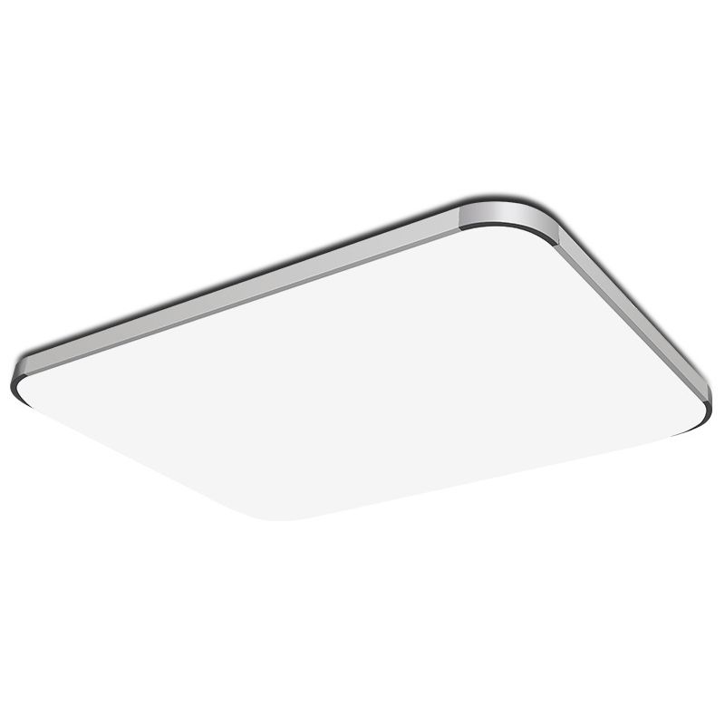 Luminaire encastré rectangulaire en aluminium, éclairage encastré LED minimaliste