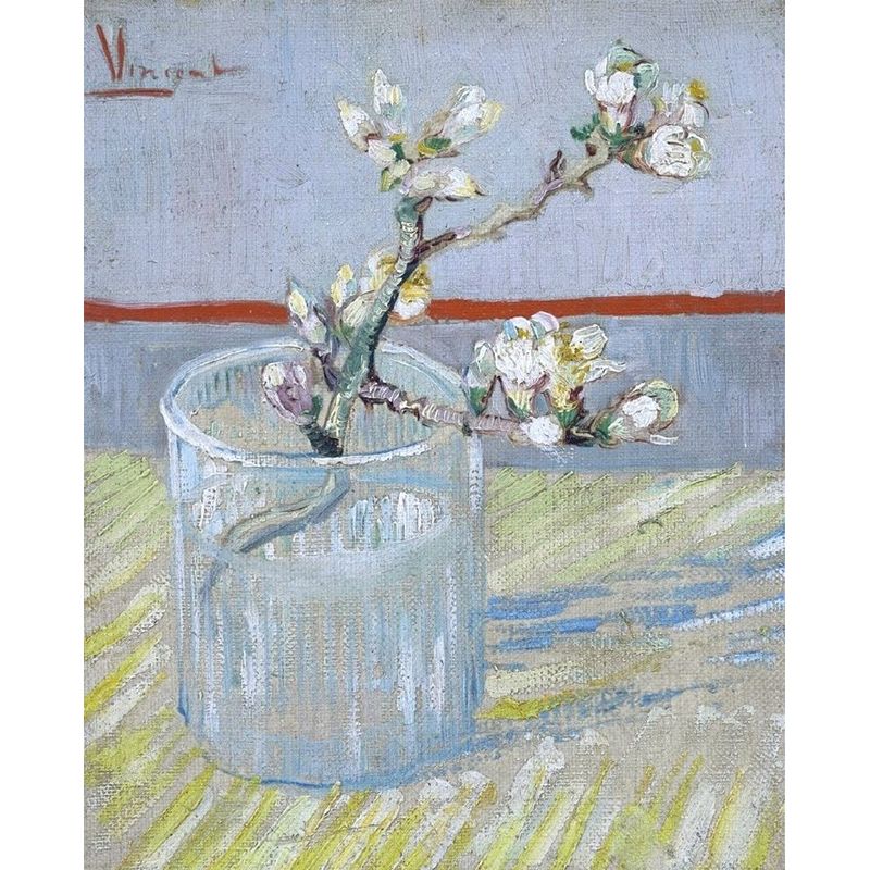 Modern Flower Branch Mural Wallpaper Soft Color Florentine Scenery Wall Covering