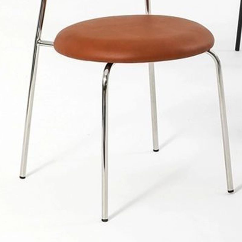 Upholstered Armless Dining Chairs Industrial Dining Room Side Chair