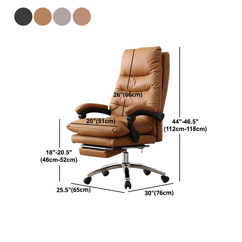 Contemporary High Back Executive Chair Lumbar Support Ergonomic Managers Chair