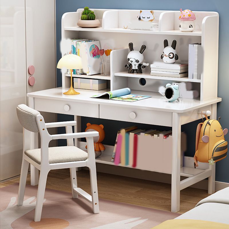 Adjustable Desk Kids Desks with Side Hook Bedroom 23.6"W Child Desk