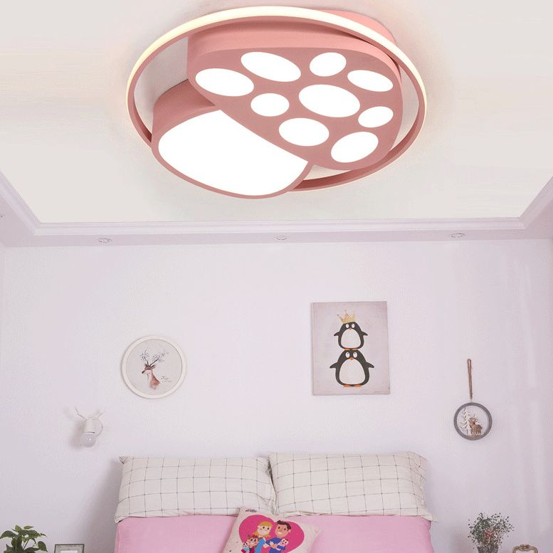 Kids Flush Mount Light Fixtures Acrylic Flushmount