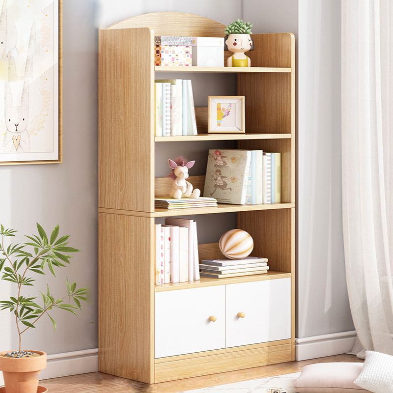 Modern Style Bookshelf Engineer Wood Bookcase for Home Study Room