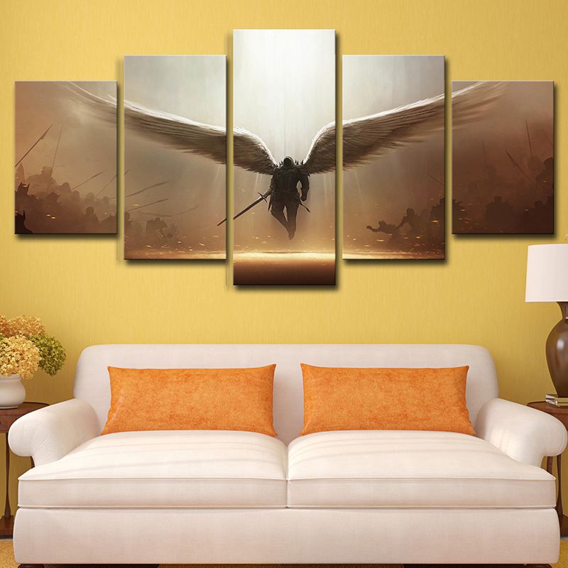 Warriors Wall Decor Multi-Piece Children's Art for Bedroom Painting, Multiple Sizes