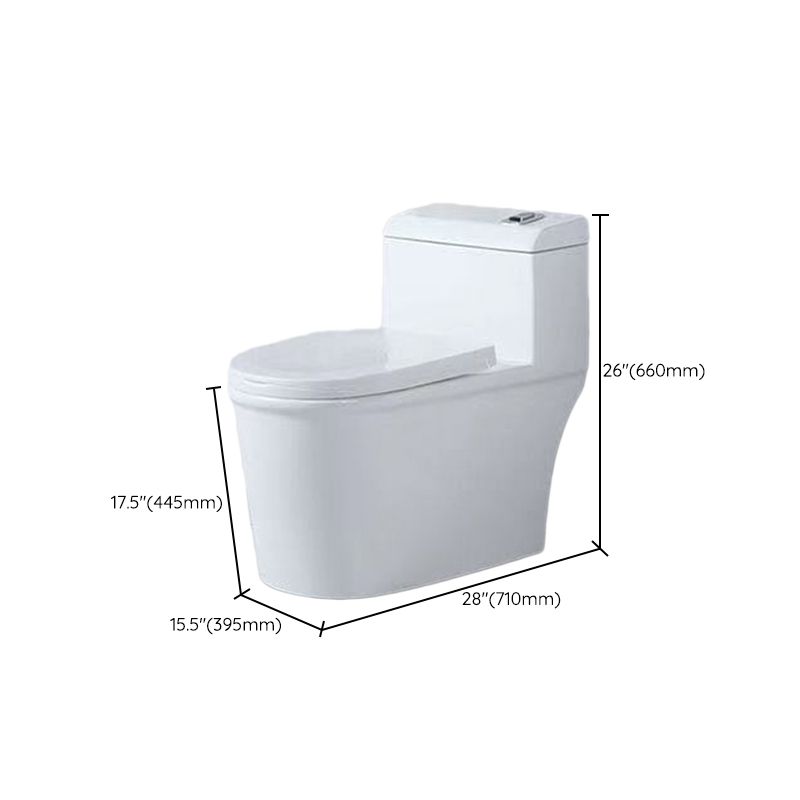 Modern All-In-One Toilet Bowl Floor Mount White Urine Toilet for Washroom