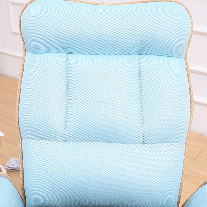 29.13"W Accent Chair Polyester Twill Lounge Chair with Basic Four Legs and Pillow Back