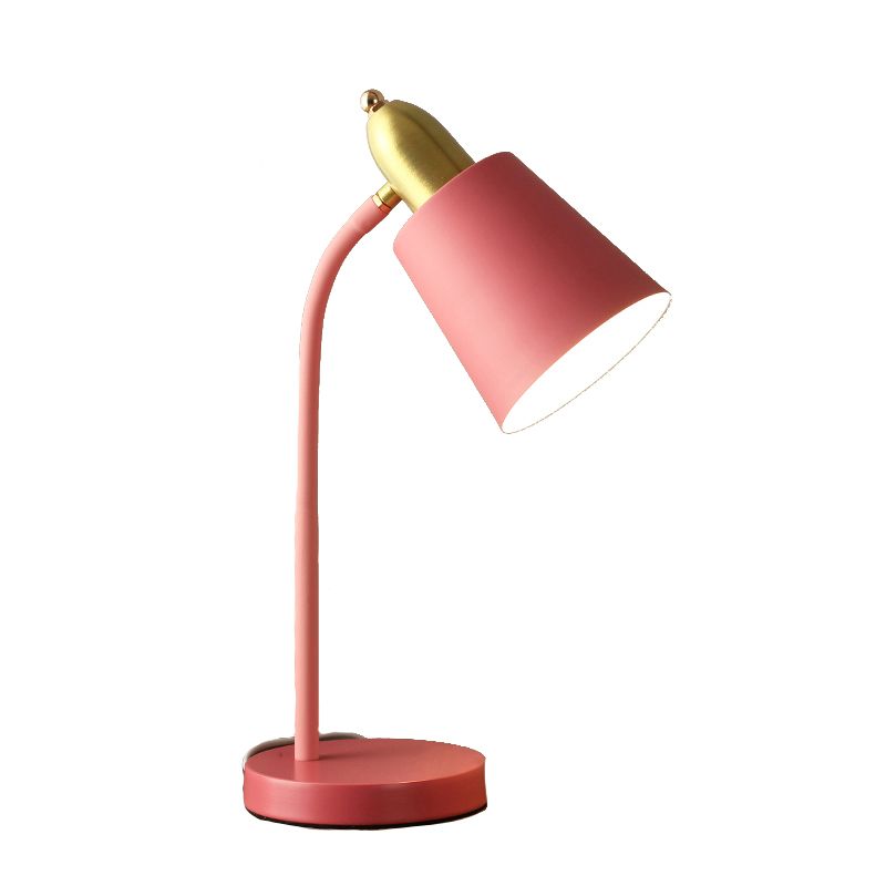 Lampada da tavolo conico in stile contemporaneo metallo a 1 luce