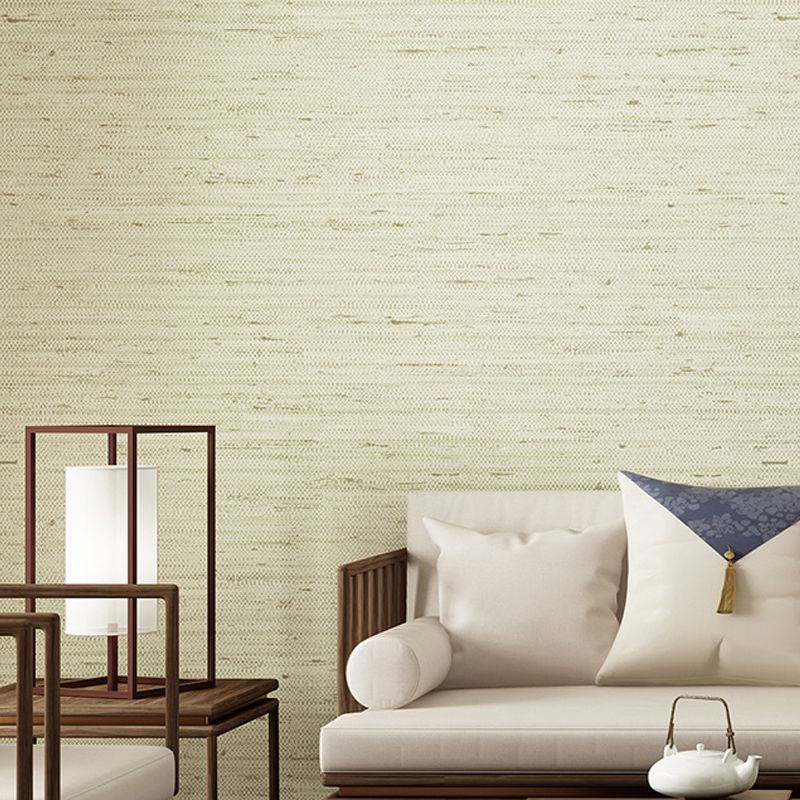 Waterproof Wallpaper Roll Simple Non-Woven Cloth Wall Decor with Stripe Pattern, 33' x 20.5"