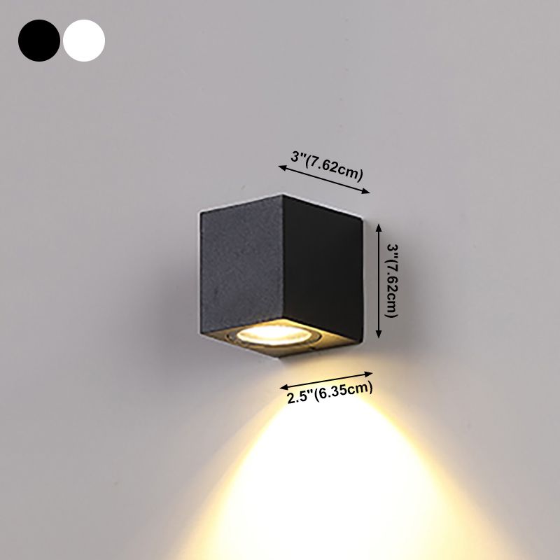 Einfache Wandmontage Lampe Nordic Moderne LED Wandleuchte für Innen im Freien im Freien