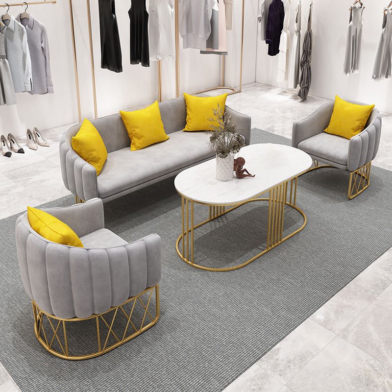 25.6" Wide Modern Sofa Sloped Arm Tight Back Loveseat or Living Room