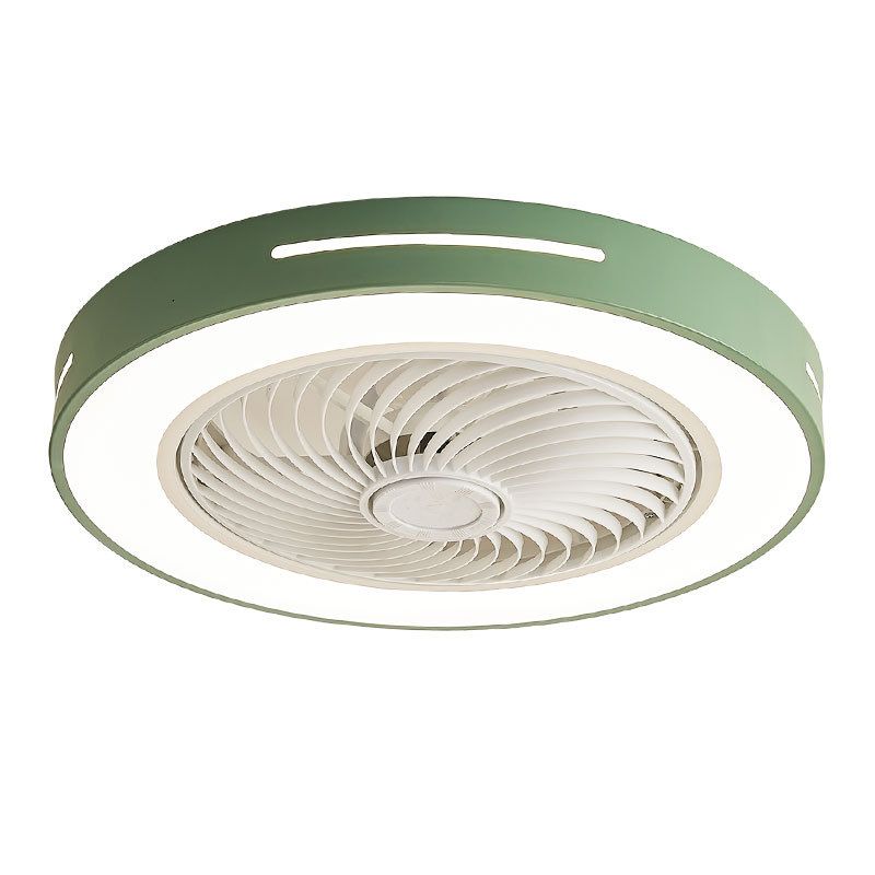 Modern LED Ceiling Fan Light 1-Light Ceiling Mount Lamp with Acrylic Shade for Bedroom