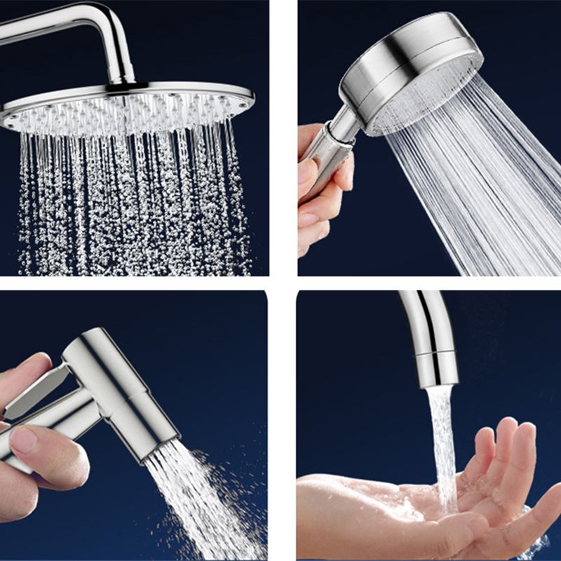 Modern Shower System Handle Lever Wall Mounted Copper Shower System